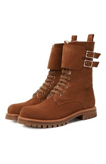 Замшевые ботинки Kiton