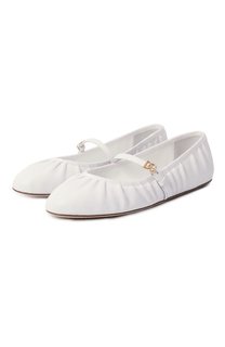 Кожаные балетки Odette Dolce & Gabbana