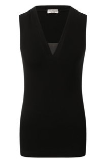Хлопковый топ Brunello Cucinelli