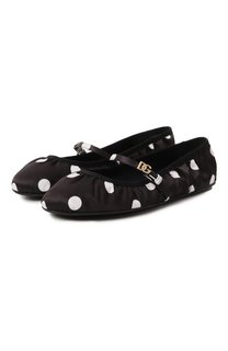 Текстильные балетки Odette Dolce & Gabbana