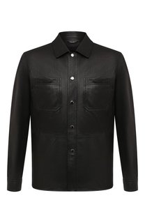 Кожаная рубашка Dolce & Gabbana