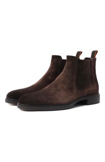 Замшевые челси Easy Santoni
