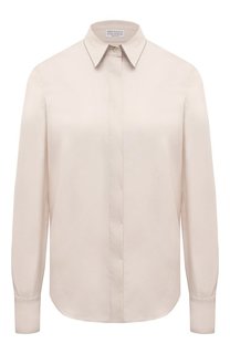 Хлопковая рубашка Brunello Cucinelli