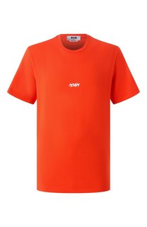Хлопковая футболка MSGM