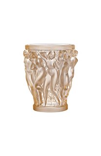 Ваза Bacchantes Gold luster S Lalique