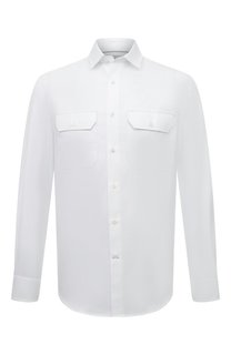 Хлопковая рубашка Brunello Cucinelli