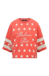 Хлопковая футболка Balmain