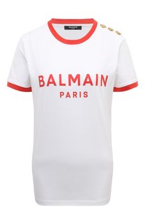 Хлопковая футболка Balmain