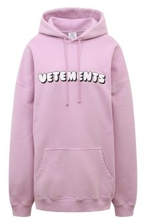 Хлопковое худи VETEMENTS