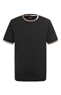 Хлопковая футболка BOSS