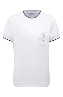 Хлопковая футболка Brunello Cucinelli