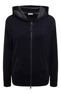 Толстовка из хлопка и шелка Brunello Cucinelli