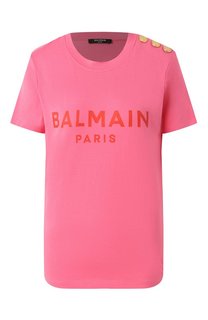 Хлопковая футболка Balmain