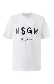 Хлопковая футболка MSGM