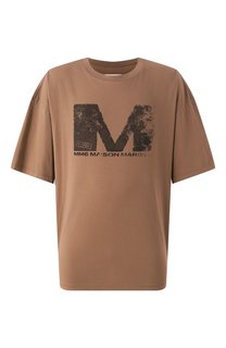 Хлопковая футболка MM6