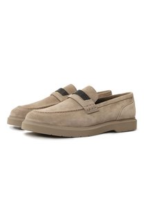 Замшевые лоферы Brunello Cucinelli