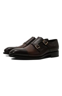 Кожаные монки Santoni