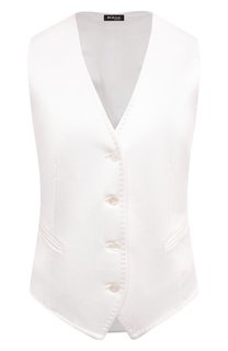 Жилет из шести и вискозы Kiton