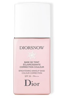 Корректирующая база под макияж Diorsnow SPF 35, розовый (30ml) Dior