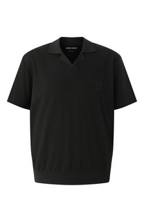 Поло из хлопка и кашемира Giorgio Armani