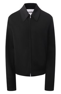 Куртка из вискозы и шерсти Jil Sander