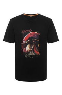 Хлопковая футболка BOSS Orange