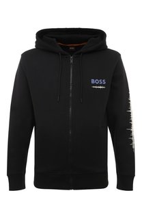 Хлопковая толстовка BOSS Orange