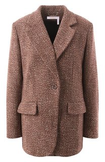 Жакет из шерсти и хлопка Chloé