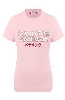 Хлопковая футболка VETEMENTS