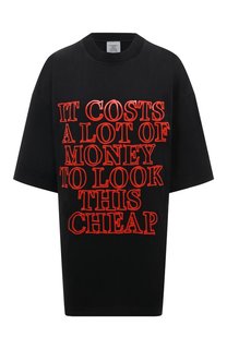Хлопковая футболка VETEMENTS