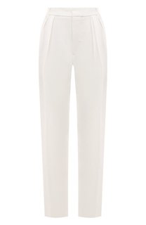 Брюки из вискозы и льна Brunello Cucinelli