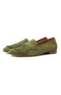 Замшевые лоферы Kiton