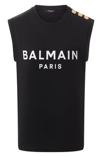 Хлопковый топ Balmain