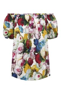 Хлопковая блузка Dolce & Gabbana