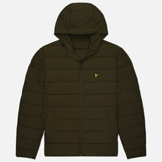 Мужской пуховик Lyle & Scott Lightweight Puffer, цвет оливковый, размер XXL