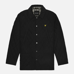 Мужская стеганая куртка Lyle & Scott Quilted, цвет чёрный, размер XL