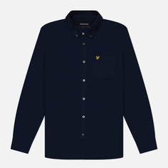Мужская рубашка Lyle & Scott Plain Flannel, цвет синий, размер S