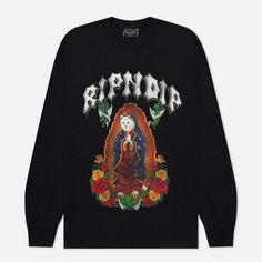 Мужской лонгслив RIPNDIP Mother Nerm, цвет чёрный, размер XL