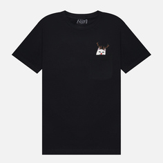 Мужская футболка RIPNDIP Lord Red Nose Pocket, цвет чёрный, размер S