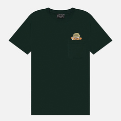 Мужская футболка RIPNDIP Nermal S Thompson Pocket, цвет зелёный, размер S