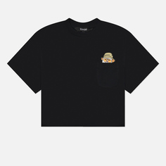 Женская футболка RIPNDIP Nermal S Thompson Cropped Baby, цвет чёрный, размер XS