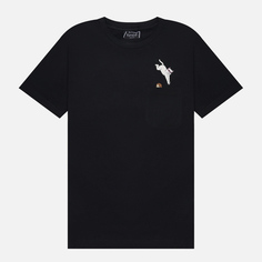 Мужская футболка RIPNDIP Jumpin In Pocket, цвет чёрный, размер M