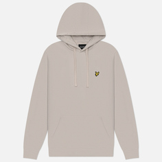 Мужская толстовка Lyle & Scott Hoodie Regular Fit, цвет бежевый, размер XXL