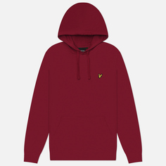 Мужская толстовка Lyle & Scott Hoodie Regular Fit, цвет бордовый, размер M