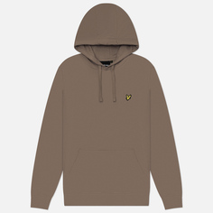 Мужская толстовка Lyle & Scott Hoodie Regular Fit, цвет бежевый, размер S