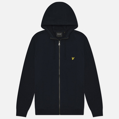 Мужская толстовка Lyle & Scott Hybrid Zip Hoodie, цвет синий, размер M