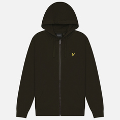 Мужская толстовка Lyle & Scott Zip Through Hoodie Regular, цвет оливковый, размер XXL