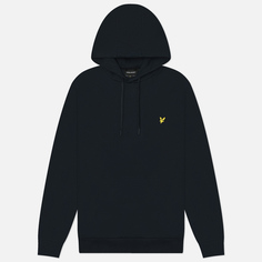 Мужская толстовка Lyle & Scott Interlock Hoodie, цвет синий, размер M