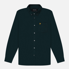 Мужская рубашка Lyle & Scott Plain Flannel, цвет зелёный, размер XL