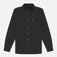 Мужская рубашка Lyle & Scott Plain Flannel, цвет серый, размер M